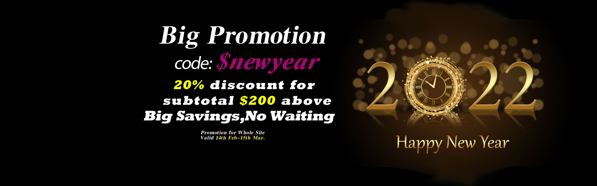 promotion Happy New Year